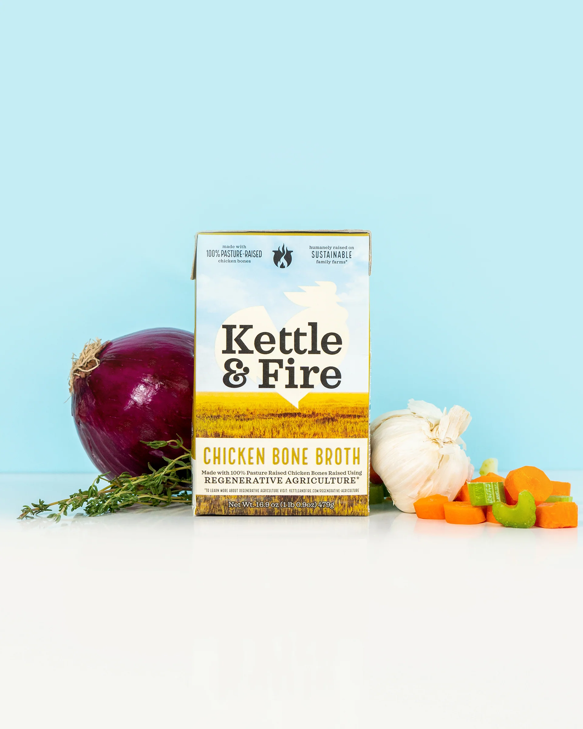 Regenerative Chicken Bone Broth - 16.9 oz - Image 4